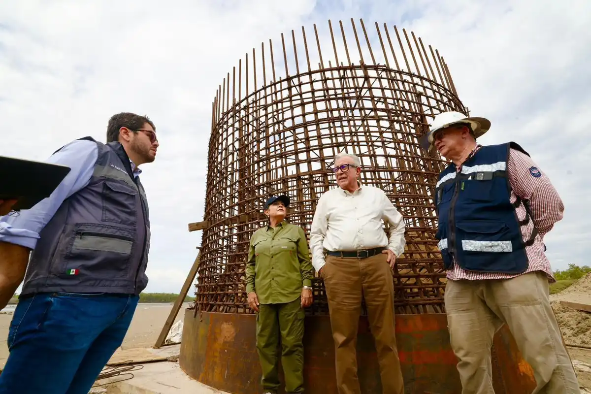 Avanza la construcción del puente Bellavista–Boca del Río–Las Glorias: detonará el turismo y la economía de Guasave