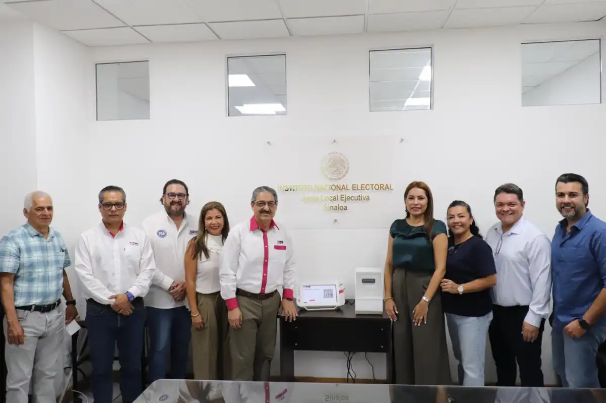 INE Sinaloa apoyará elección del Consejo Estatal del PAN 2025-2028 con urnas electrónicas