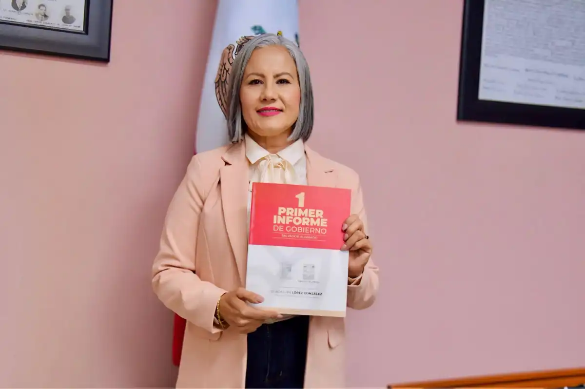 Lupita López González presenta su Primer Informe de Gobierno en Salvador Alvarado
