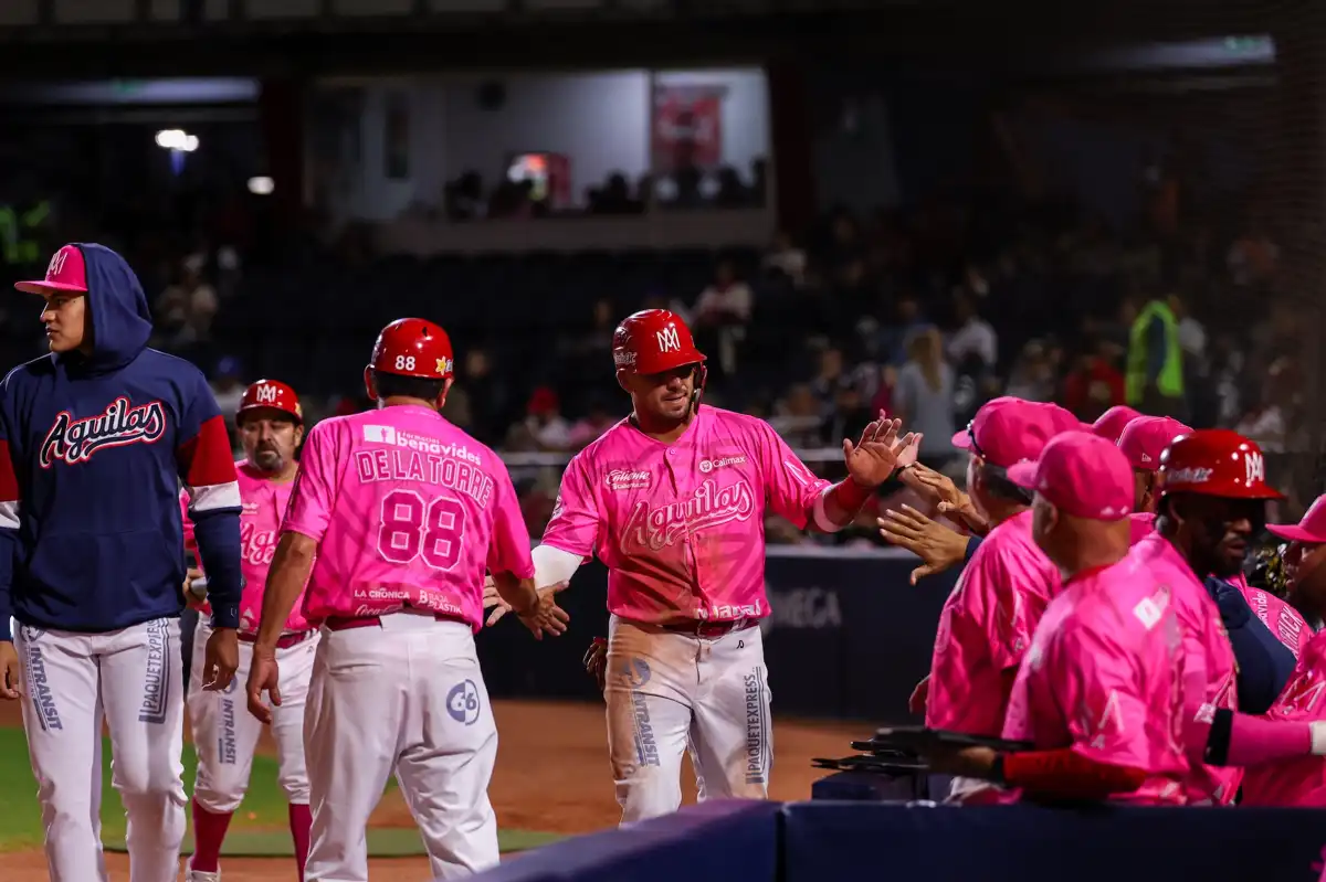 Águilas vence 4-3 a Cañeros en un vibrante tercer juego de la serie en Mexicali