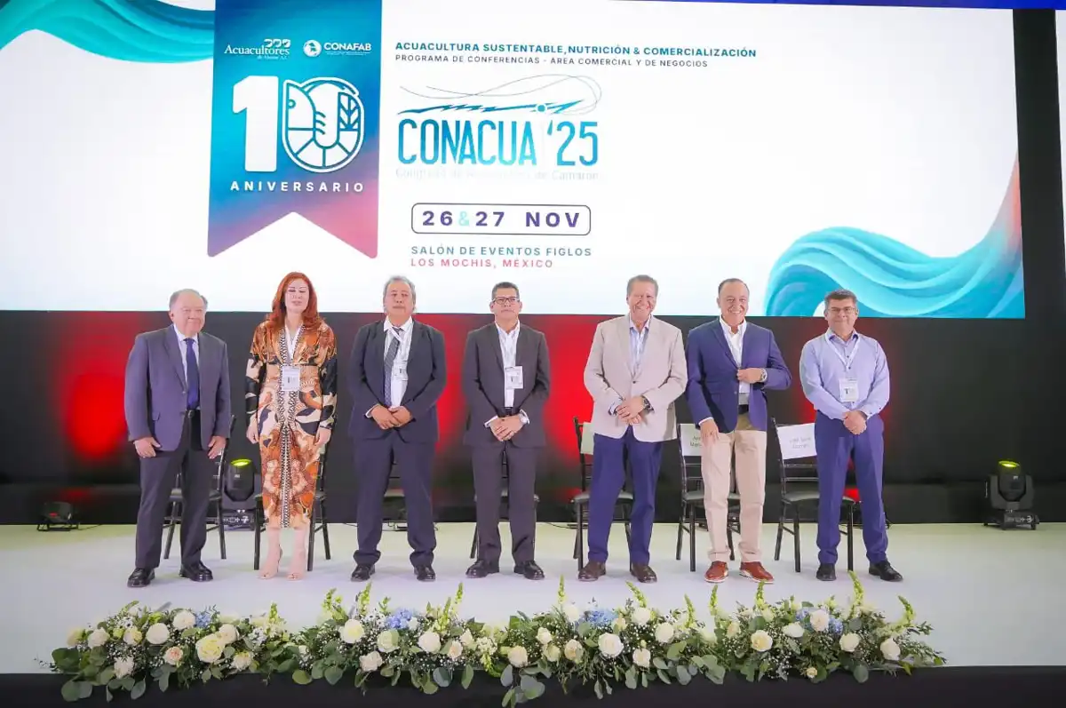 CONACUA 2025 impulsa liderazgo de Sinaloa en acuacultura y exportación de camarón