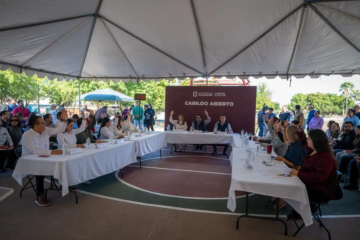 Encabeza Juan de Dios Gámez sexta Sesión de Cabildo Abierto en el bulevar Agricultores