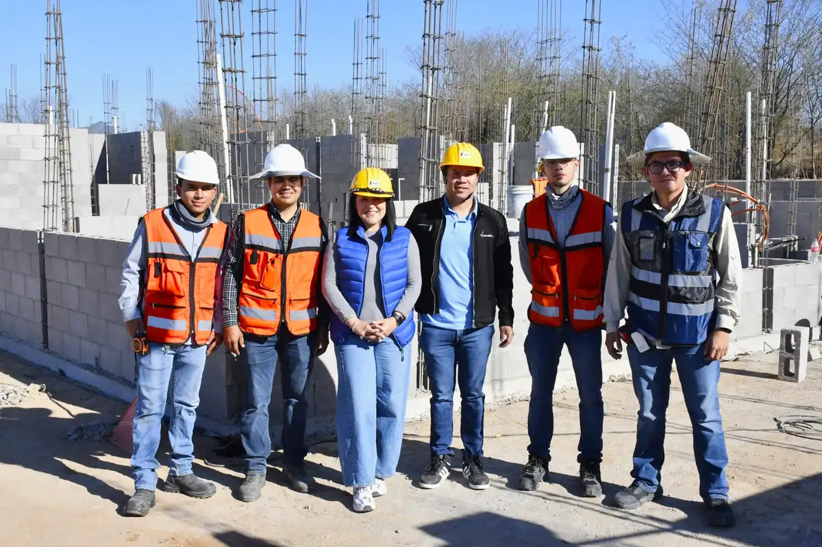 Supervisan en Choix la construcción de 160 Viviendas para el Bienestar