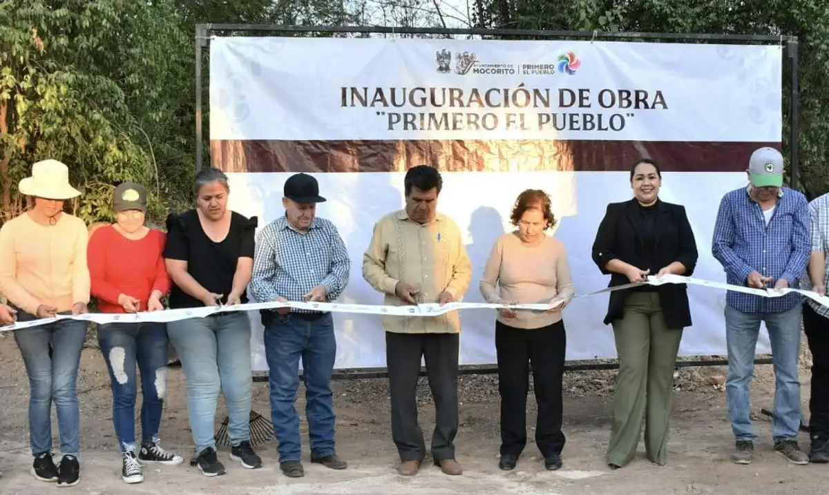 Inaugura alcalde de Mocorito pozo profundo en Tepantita para mejorar el abasto de agua potable