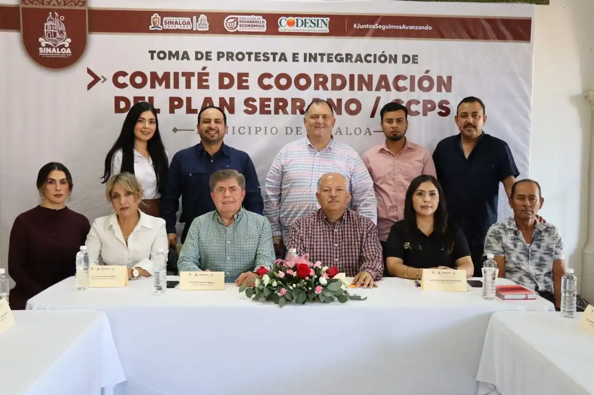 Instalan Comité de Coordinación del Plan Serrano para impulsar el desarrollo de la zona serrana de Sinaloa de Leyva