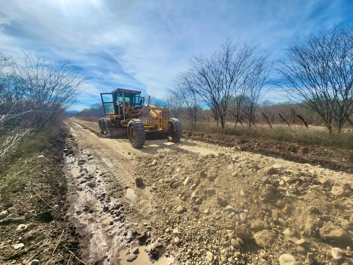 Rehabilitan camino rural Canutillo–Montoya para mejorar la conectividad en El Fuerte