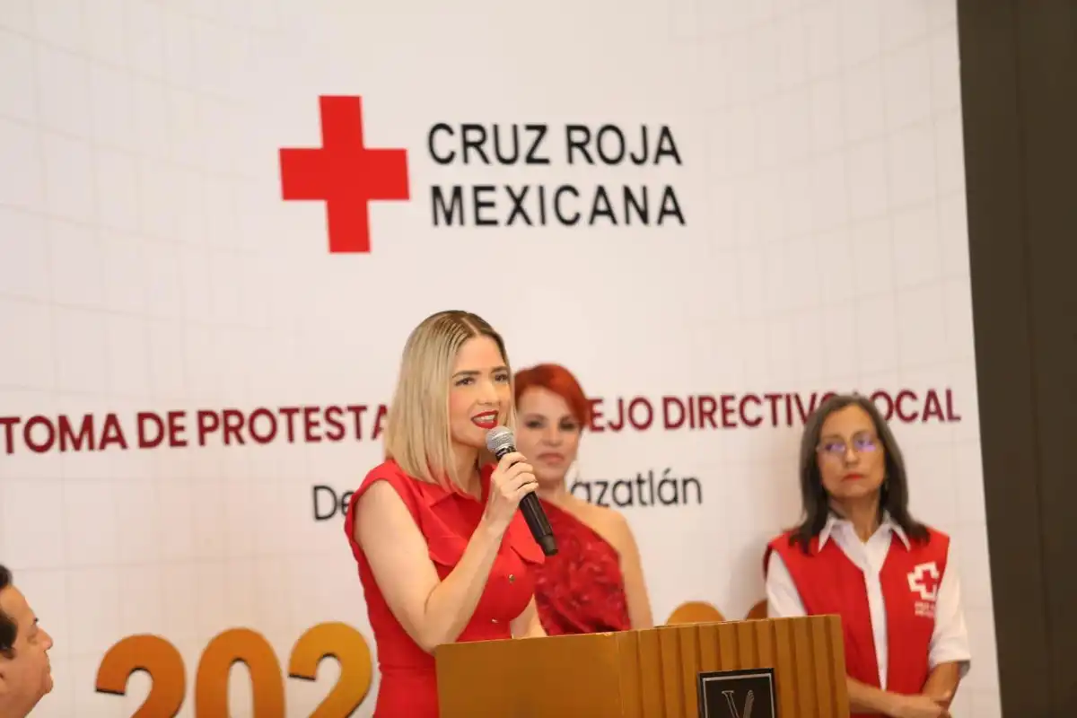 Karen Wendy Hardouin asume la presidencia de Cruz Roja Mazatlán para el periodo 2026–2027
