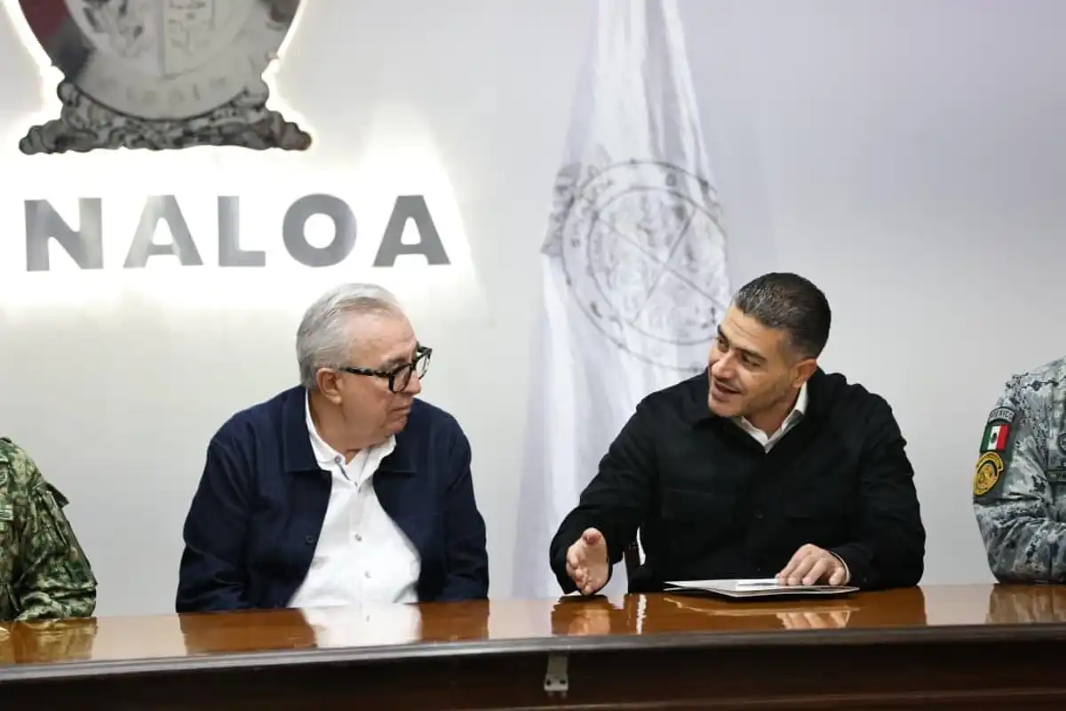 Rubén Rocha y Omar García Harfuch encabezan Mesa de Construcción de la Paz en Sinaloa