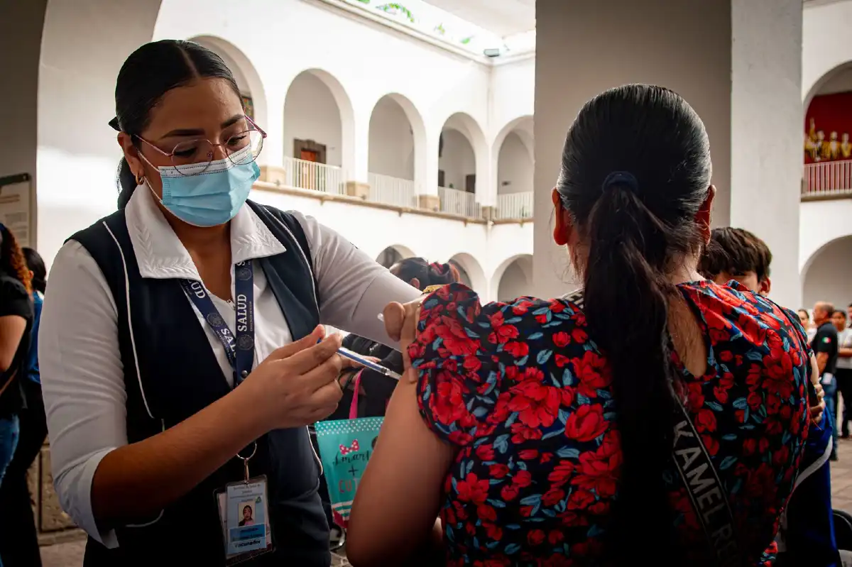 Instalan módulo de vacunación contra el sarampión en el Ayuntamiento de Culiacán