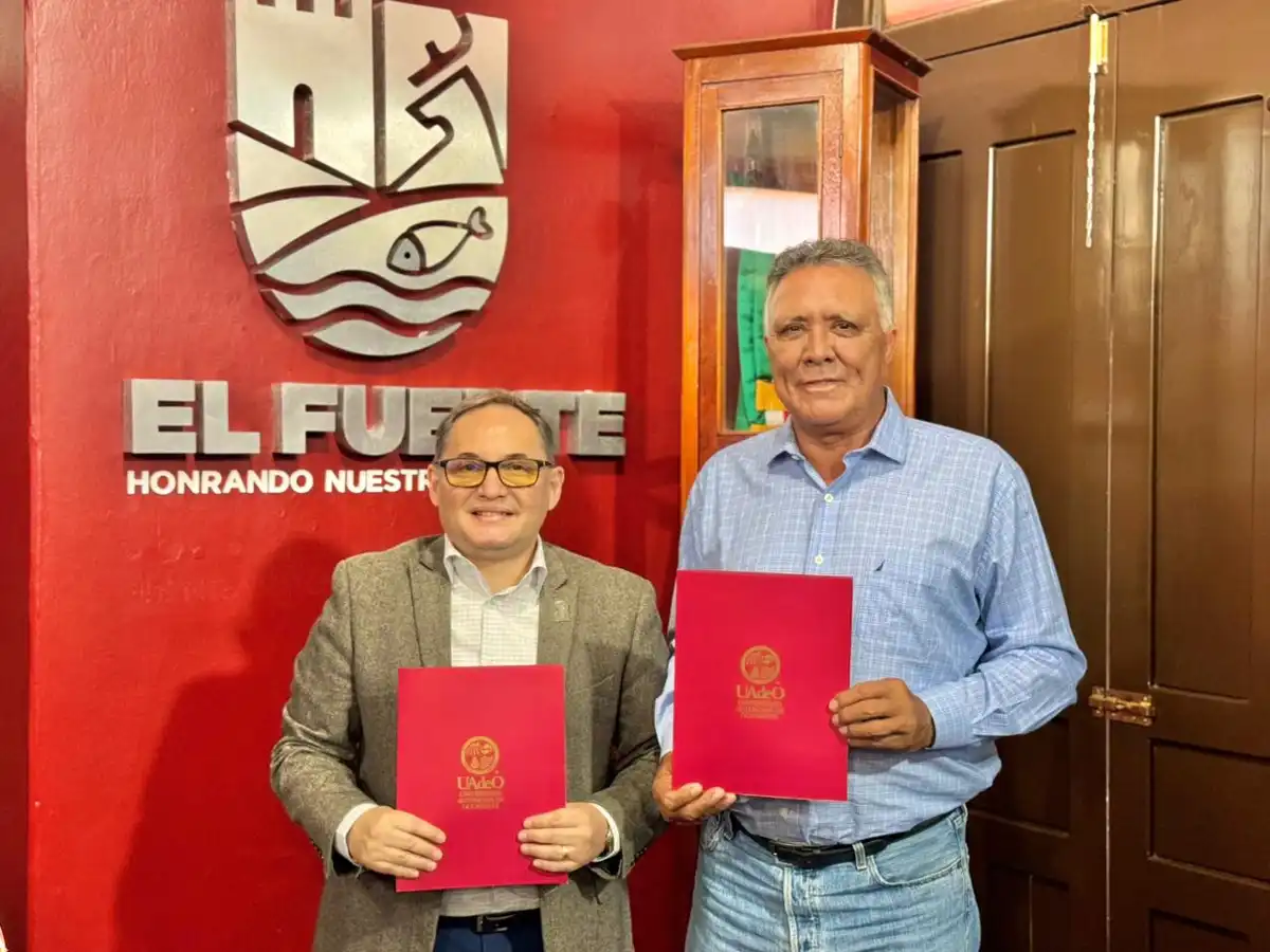 Firman Ayuntamiento de El Fuerte y UAdeO convenio para fortalecer la educación universitaria