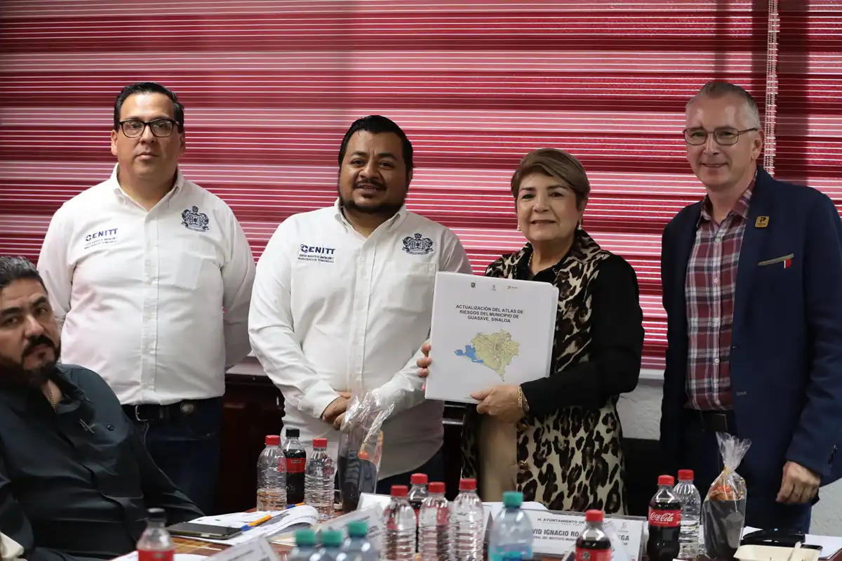 Entregan avance del Atlas de Riesgos de Guasave en sesión del IMPLAN