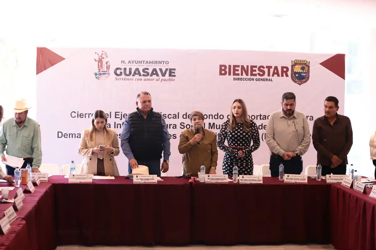 Guasave cierra Ejercicio Fiscal 2025 del FAIS con inversión superior a 110 millones de pesos