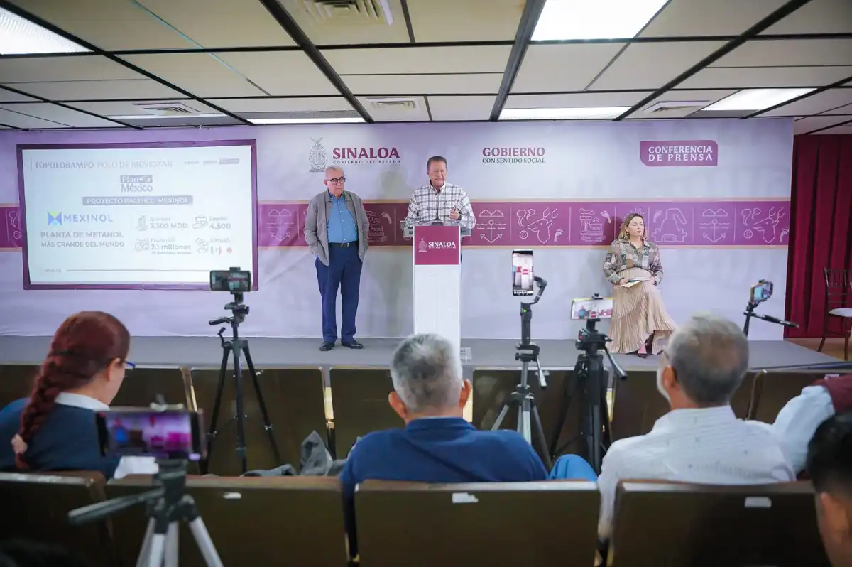 Iniciará en abril construcción de planta Mexinol en Topolobampo con inversión de 3,300 millones de dólares