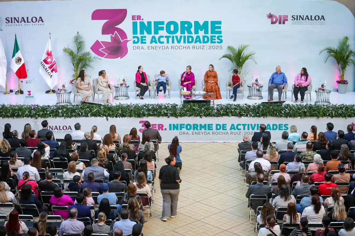 Eneyda Rocha presenta Tercer Informe del DIF Sinaloa con impacto en los 20 municipios