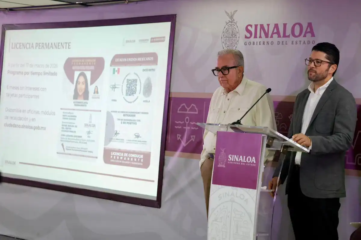 Sinaloa iniciará licencias de conducir permanentes el 17 de marzo; costarán 2,323 pesos