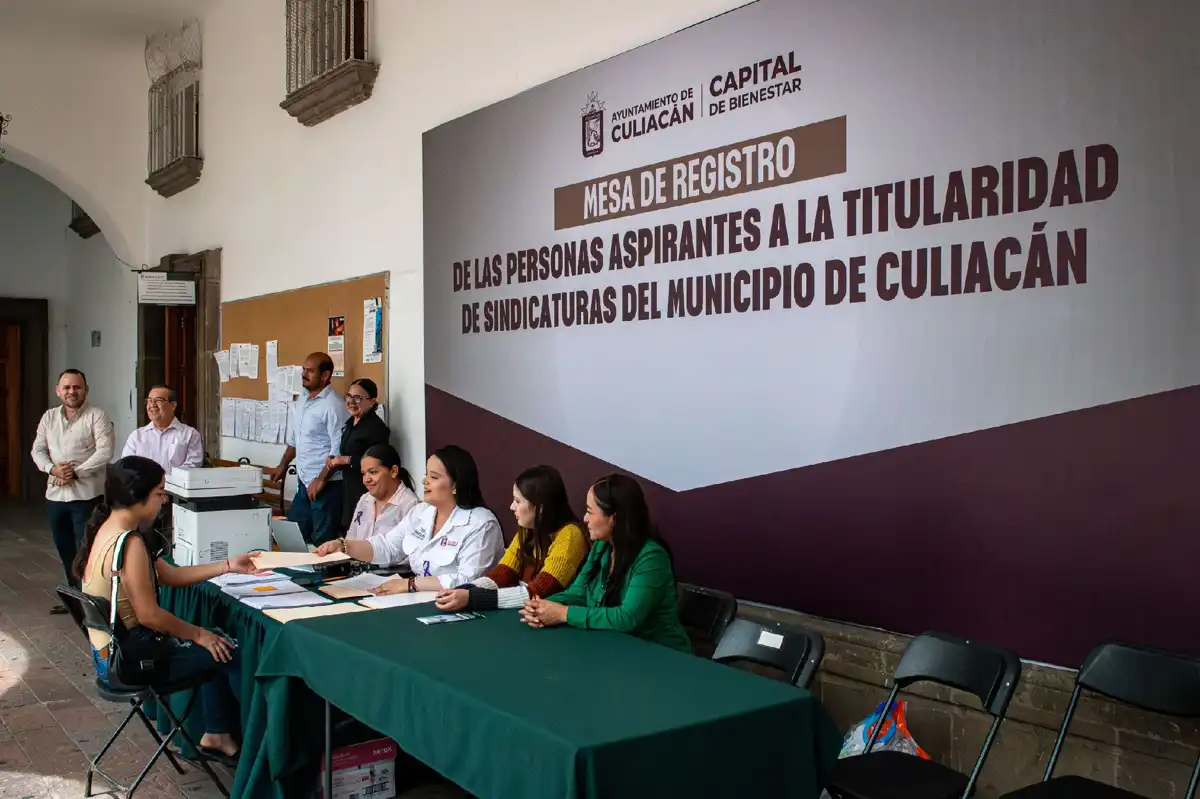 Inicia registro de aspirantes a sindicaturas en Culiacán; 32 personas buscan participar