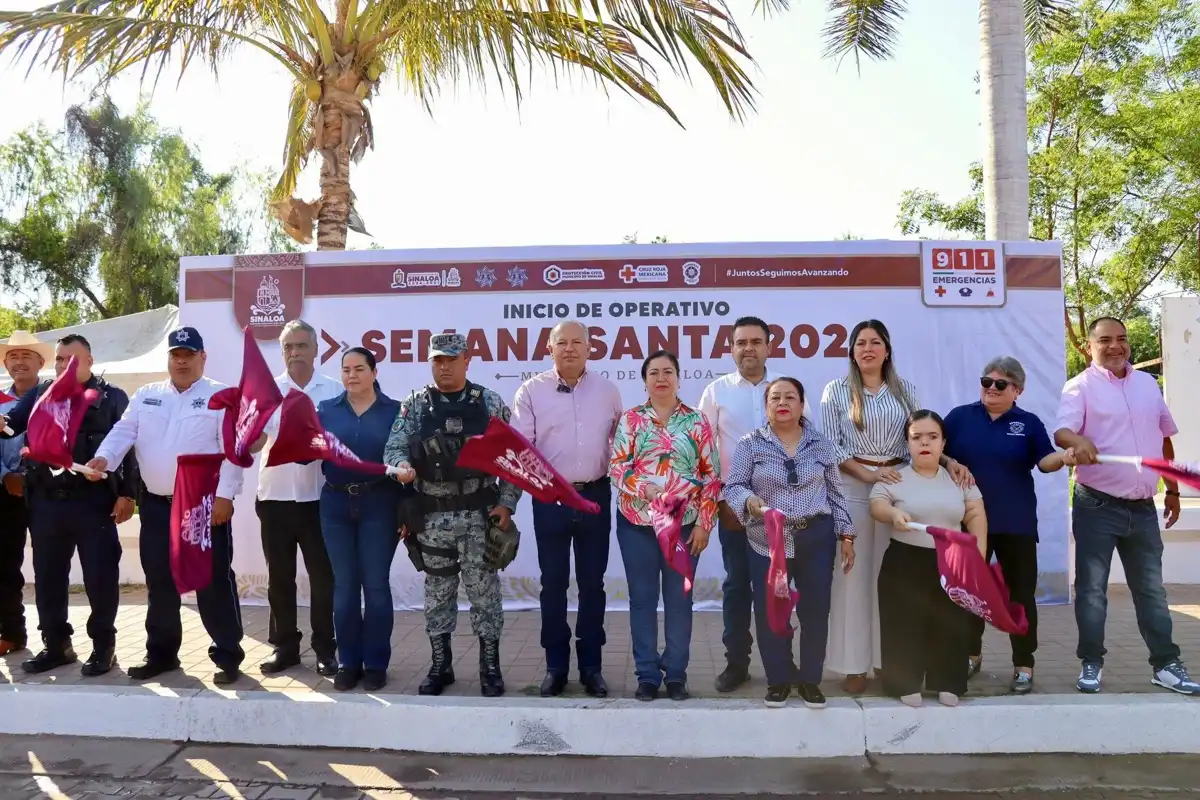 Sinaloa de Leyva inicia operativo de Semana Santa 2026 con más de 150 elementos