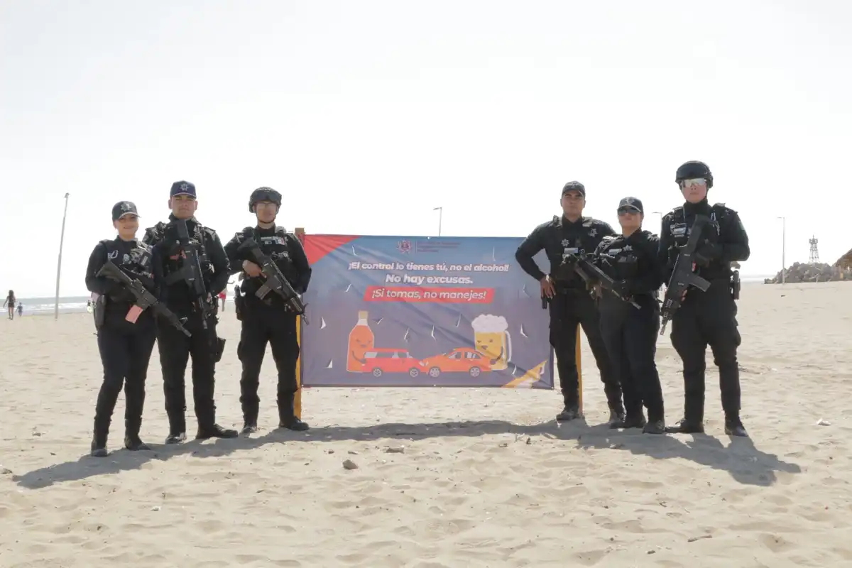 Refuerzan operativo de prevención en playas de Guasave durante Semana Santa