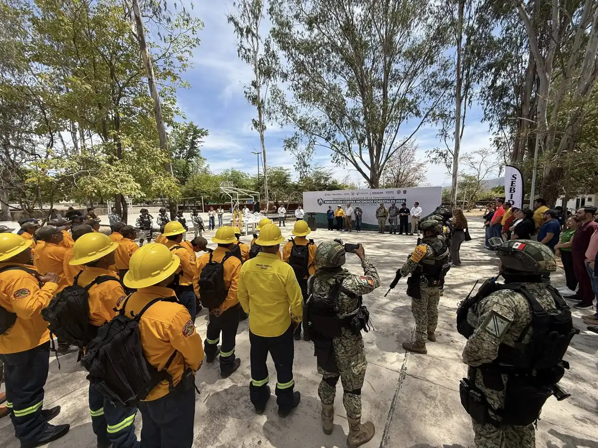 Inician en Cosalá campaña de prevención de incendios forestales 2026 en Sinaloa