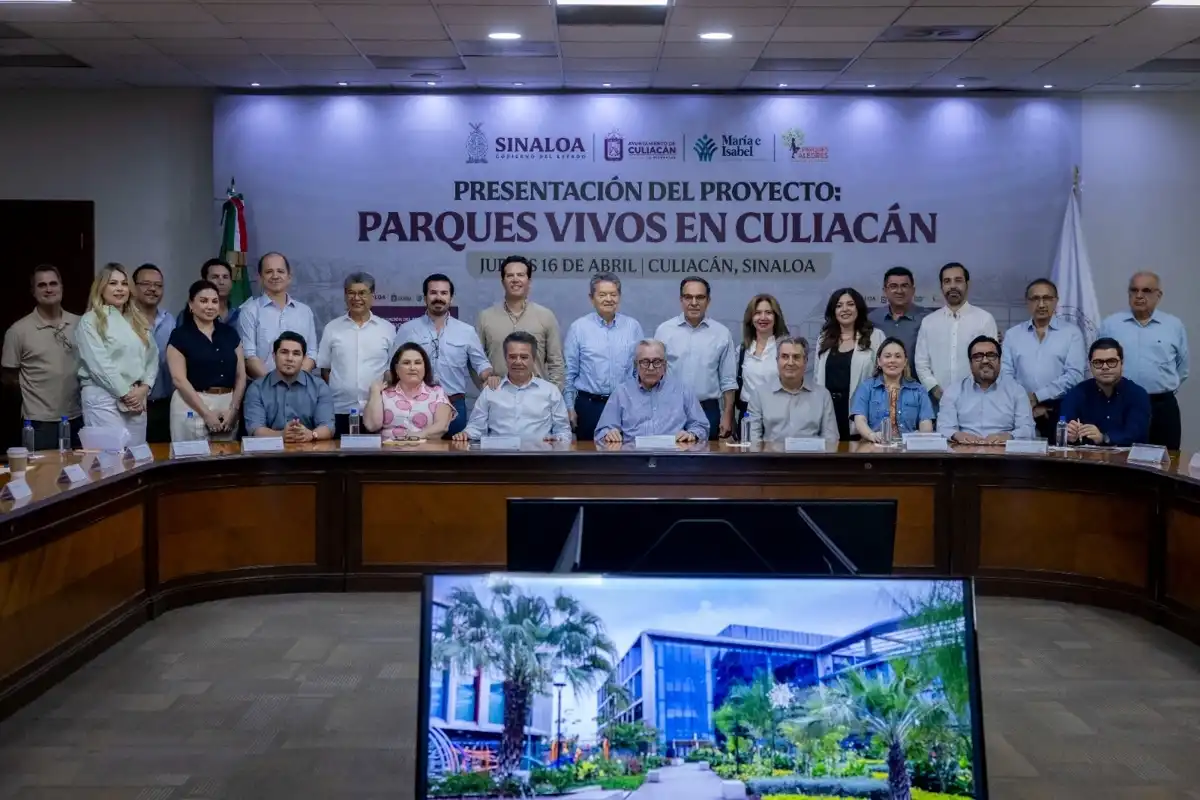 Lanzan programa Parques Vivos en Culiacán con inversión de 20 millones para rescate de espacios públicos