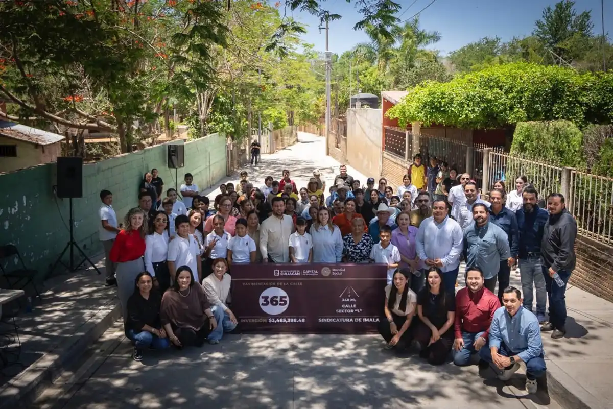 Ana Miriam Ramos inaugura nueva vialidad en Imala y fortalece la infraestructura comunitaria