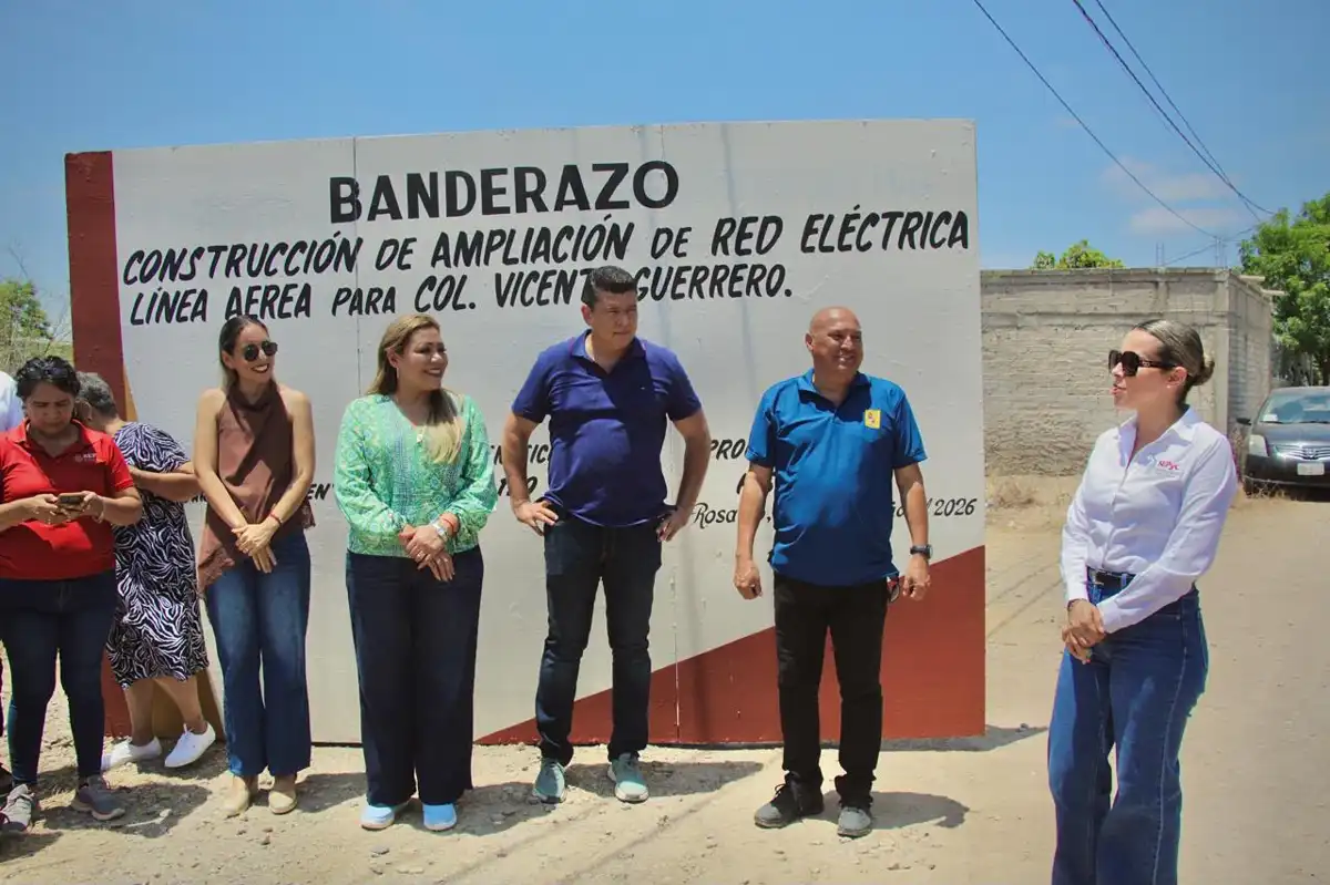 Después de 17 años, familias de la colonia Vicente Guerrero tendrán acceso a energía eléctrica en Rosario