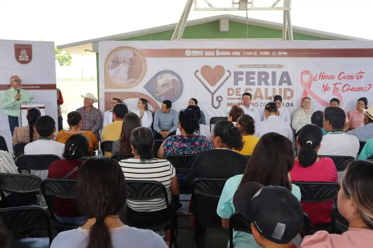 Rolando Mercado inaugura Feria de la Salud en Los Melones y acerca servicios médicos gratuitos