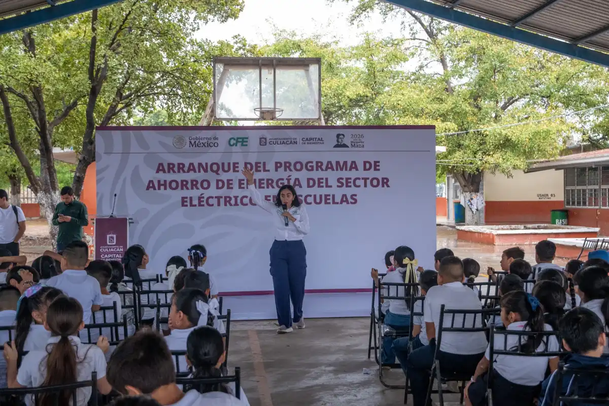 CFE impulsa programa de ahorro de energía en escuelas de Culiacán con participación de estudiantes