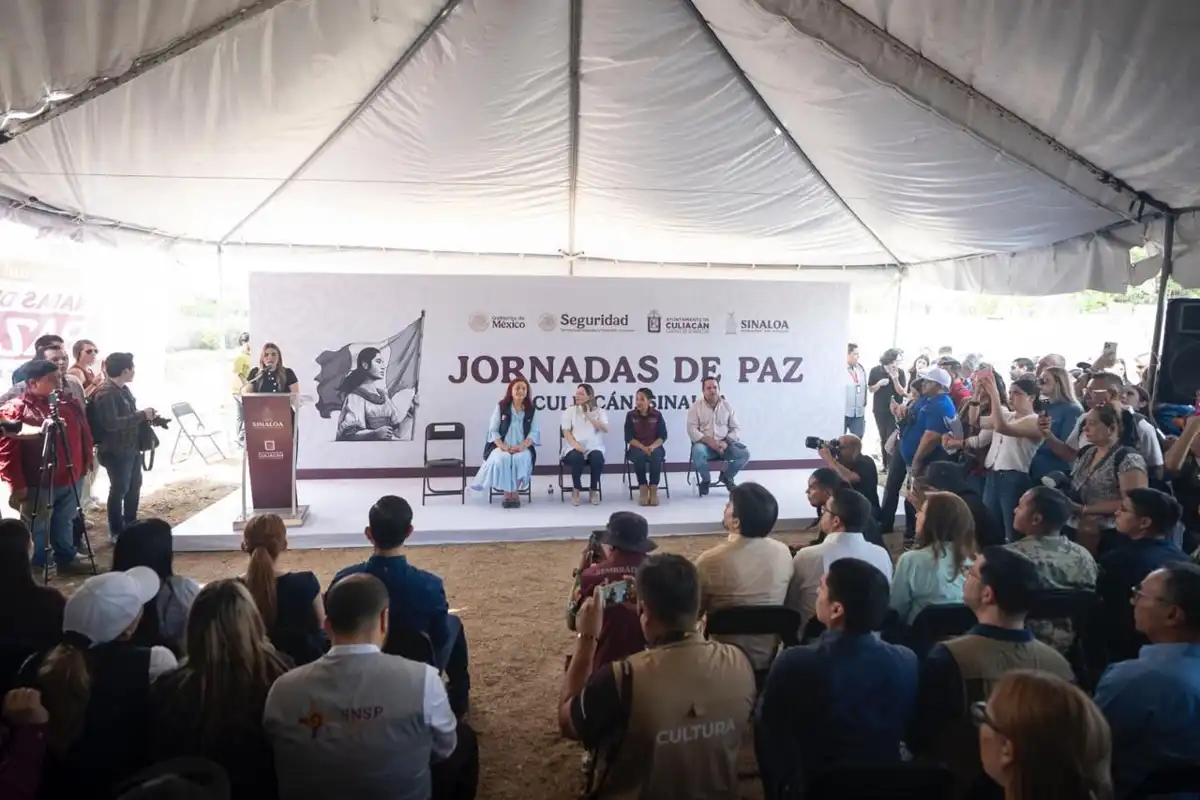 Arrancan Ferias de la Paz en Culiacán para fortalecer la prevención y la atención ciudadana