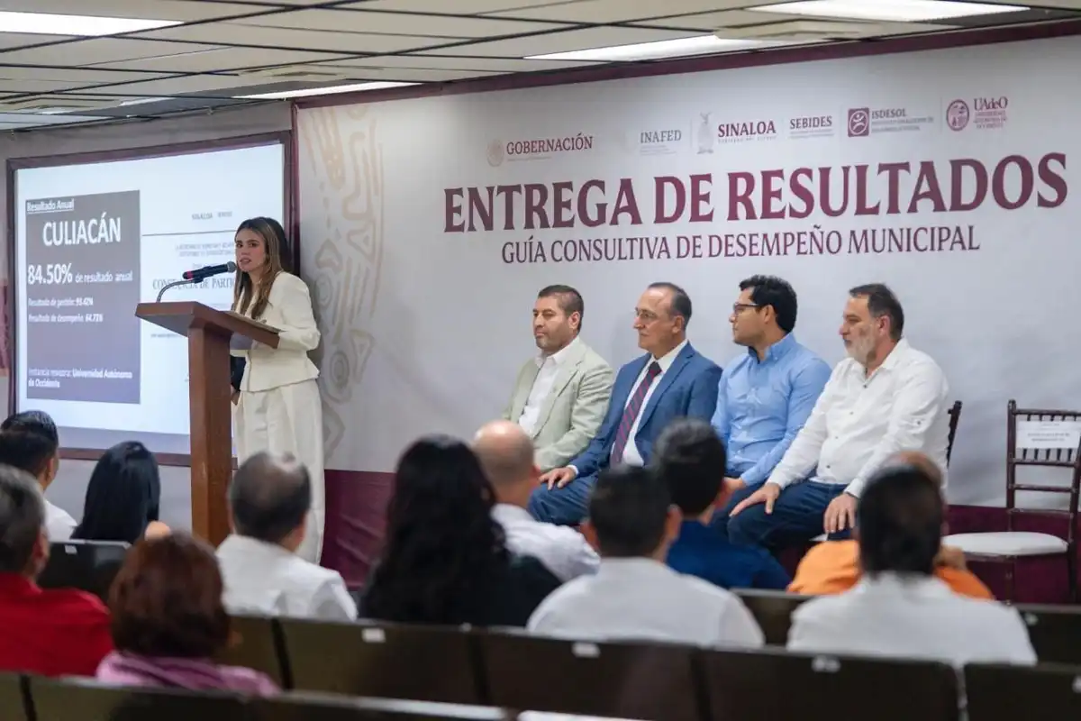 Culiacán obtiene el tercer lugar estatal en desempeño municipal, según evaluación del INAFED