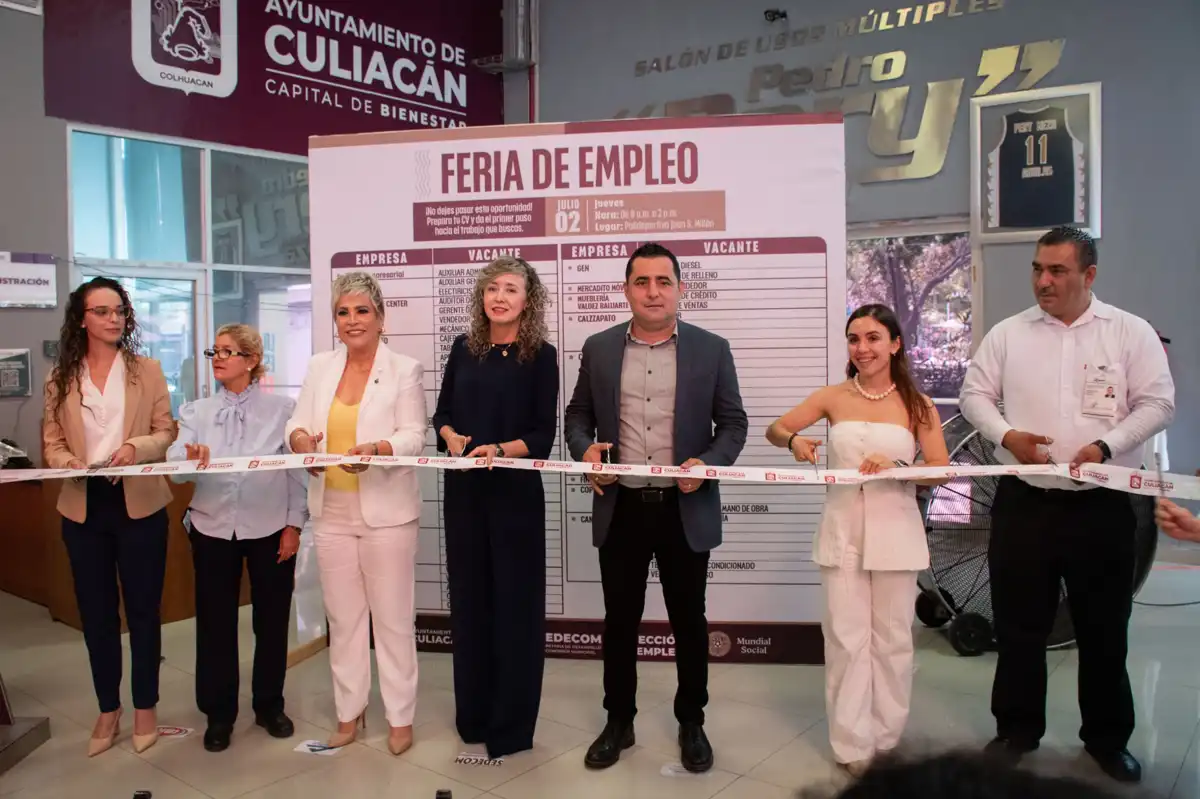 Gran Feria del Empleo en Culiacán ofrece más de 300 vacantes con la participación de 25 empresas
