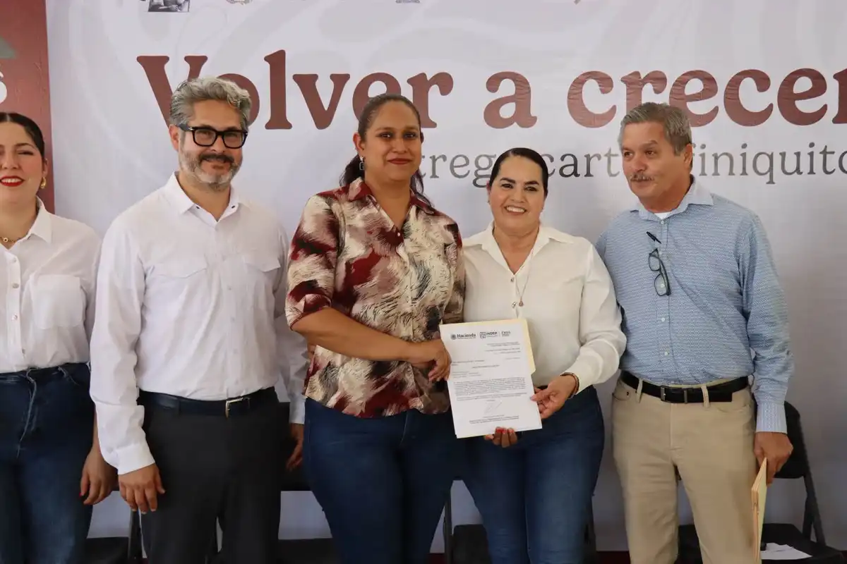 Programa Volver a Crecer beneficia a 119 productores de Sinaloa de Leyva con cartas finiquito
