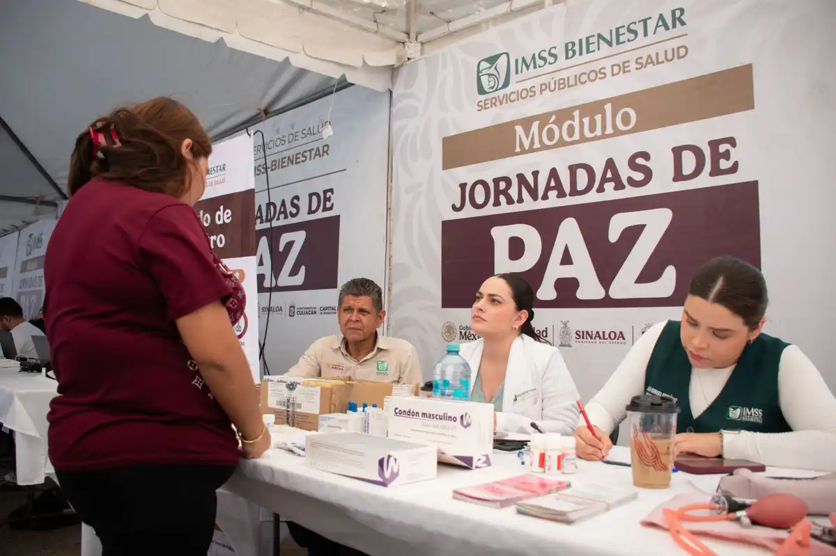 Jornadas de Paz acercan servicios gratuitos y programas sociales a familias de Infonavit Cañadas en Culiacán