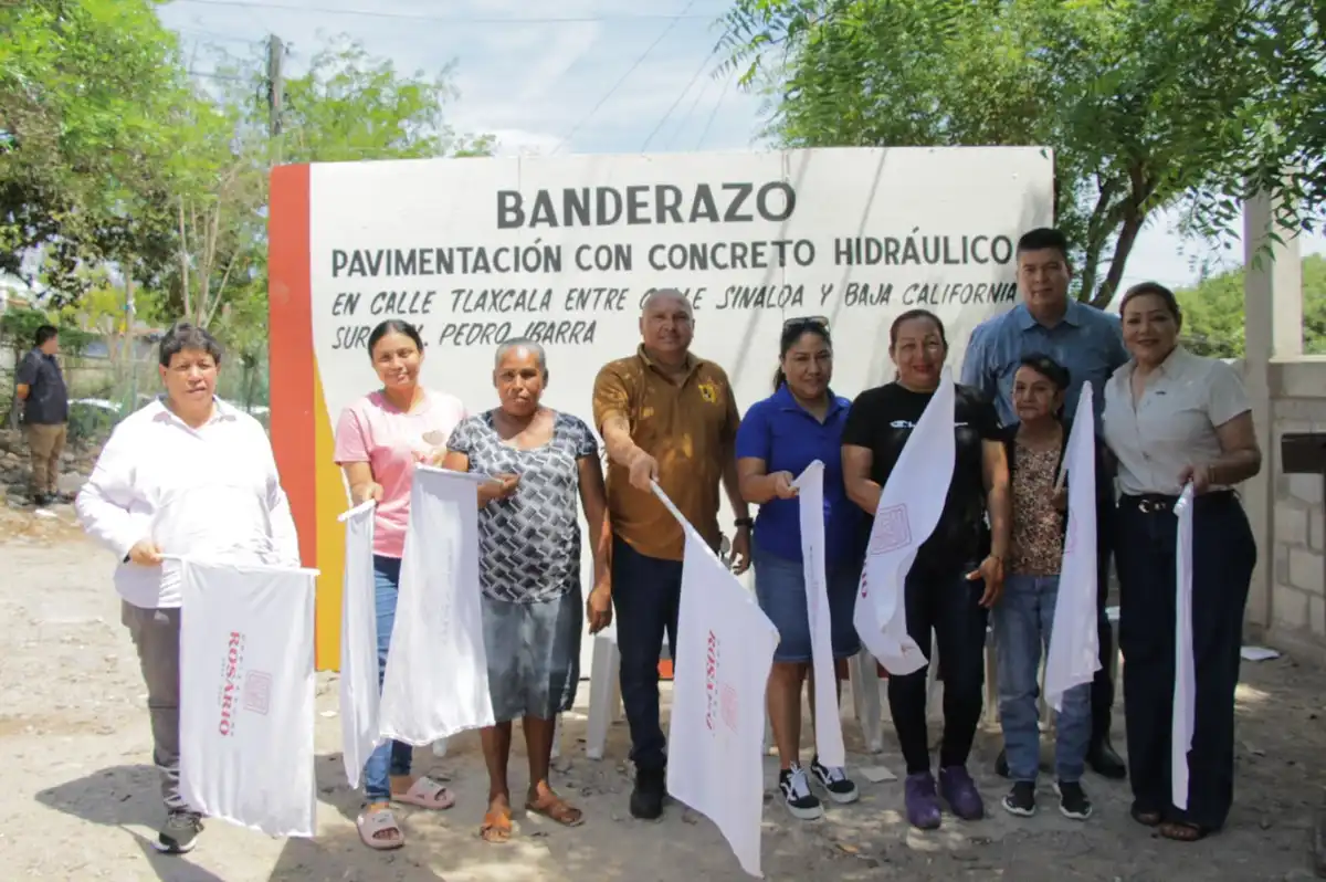 Inician pavimentación de la calle Tlaxcala en la colonia Pedro Ibarra con inversión de 2.4 millones de pesos