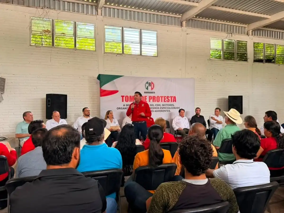 PRI toma protesta al Comité Directivo Municipal, sectores y organizaciones en Badiraguato