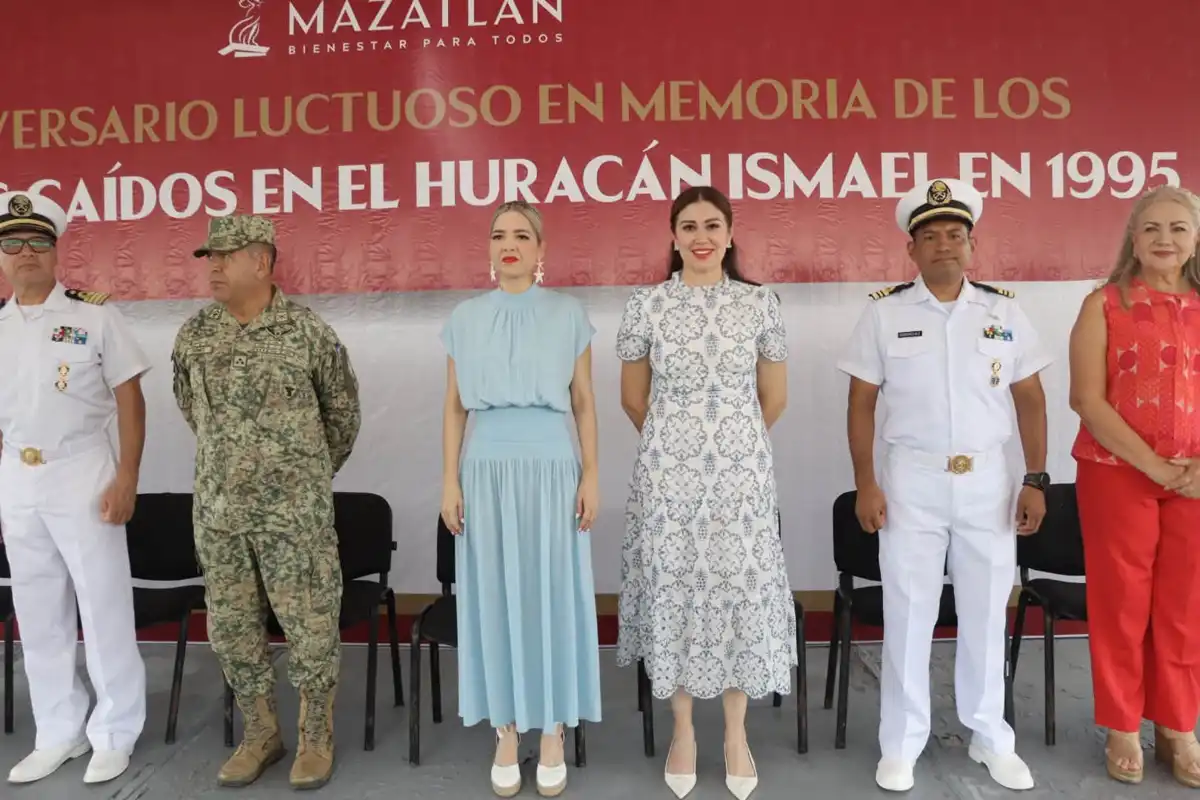 Conmemoran en Mazatlán el 31 aniversario luctuoso de pescadores caídos en el huracán Ismael