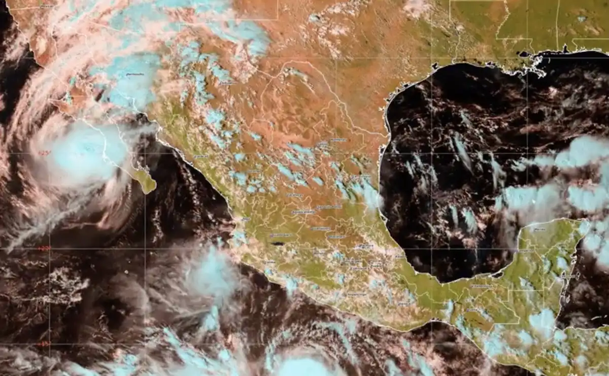 Huracán Polo se acerca a Baja California Sur; mantienen vigilancia hasta Topolobampo
