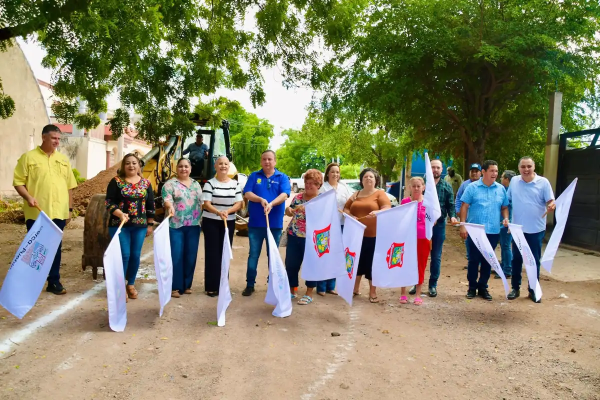 Inician obra de drenaje sanitario de 1.4 mdp en Guamúchil
