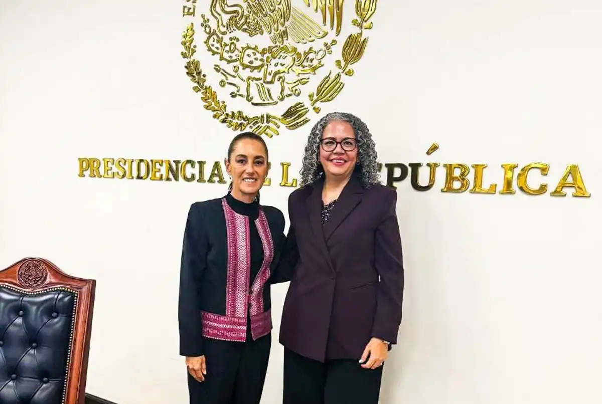 Sheinbaum y Graciela Domínguez revisan agenda de Sinaloa en Palacio Nacional