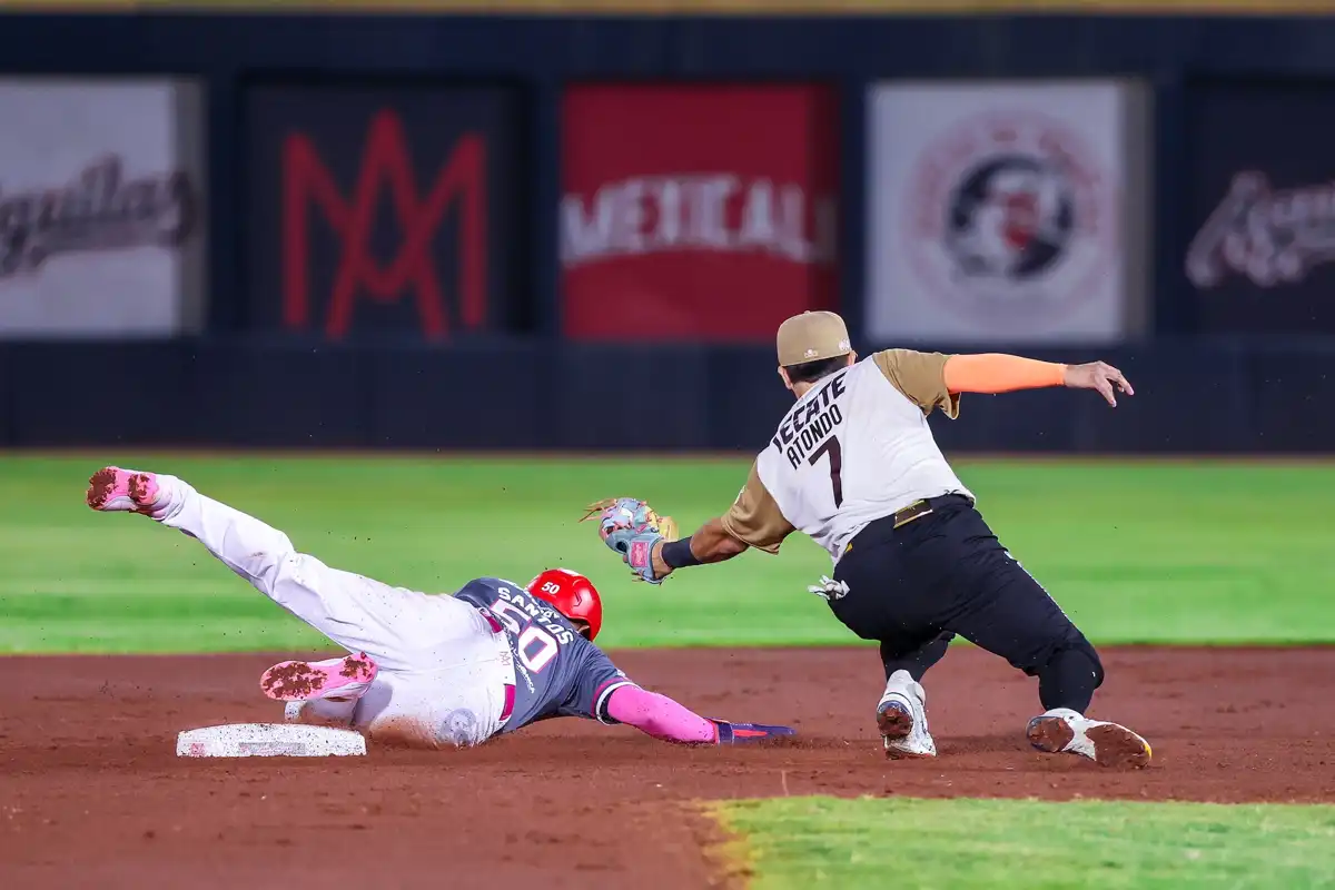 Águilas de Mexicali vencen 6-3 a Naranjeros y empatan la serie