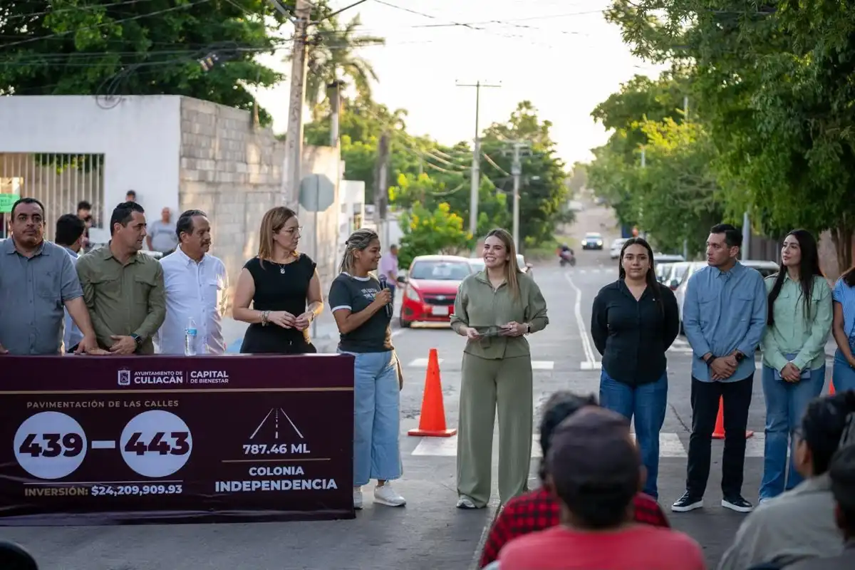 Culiacán pavimenta más de 500 calles con inversión superior a 800 millones de pesos
