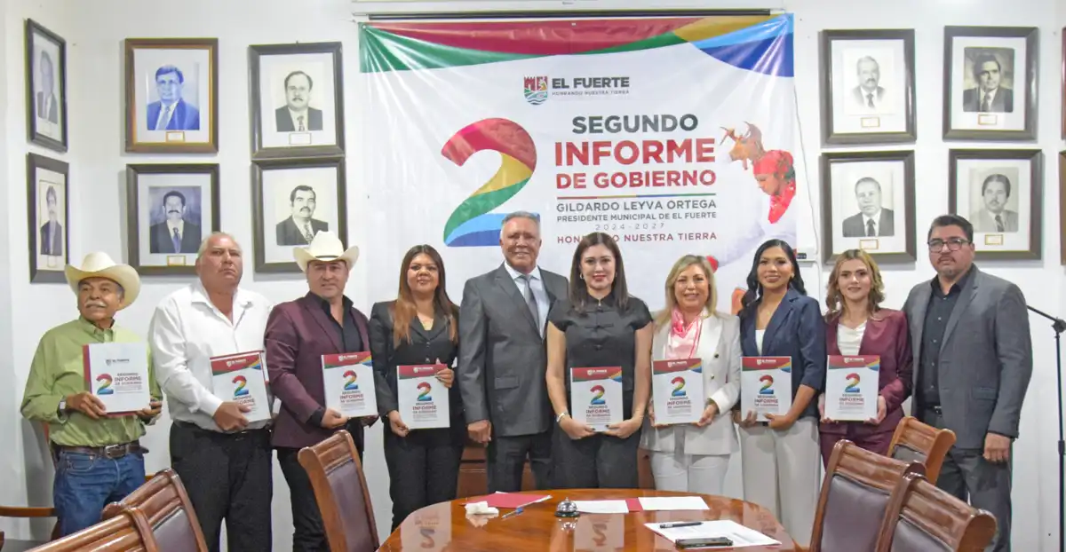 Gildardo Leyva presenta su Segundo Informe de Gobierno en El Fuerte