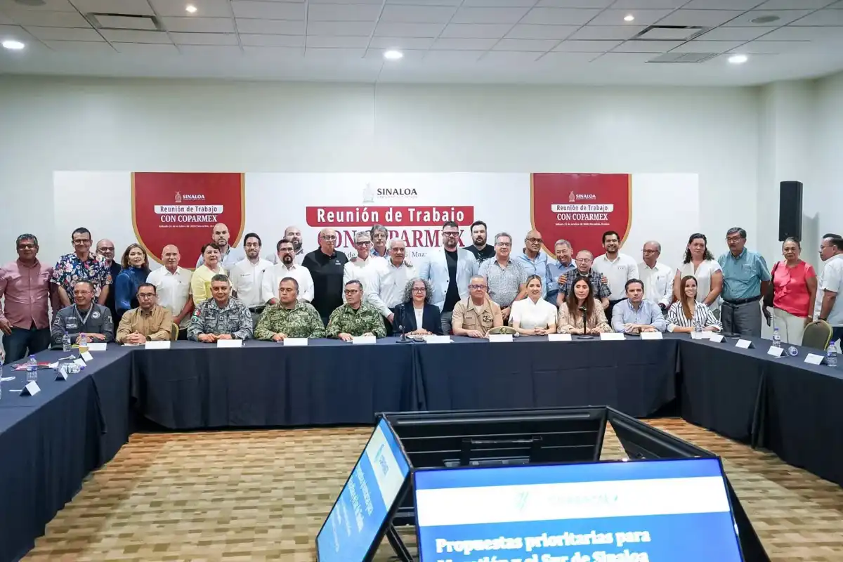 Gobierno de Sinaloa y Coparmex Mazatlán dialogan sobre seguridad y desarrollo