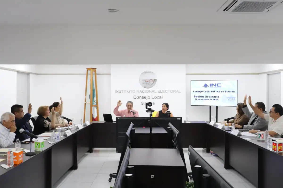 INE reporta avances electorales en Sinaloa rumbo a los comicios de 2027