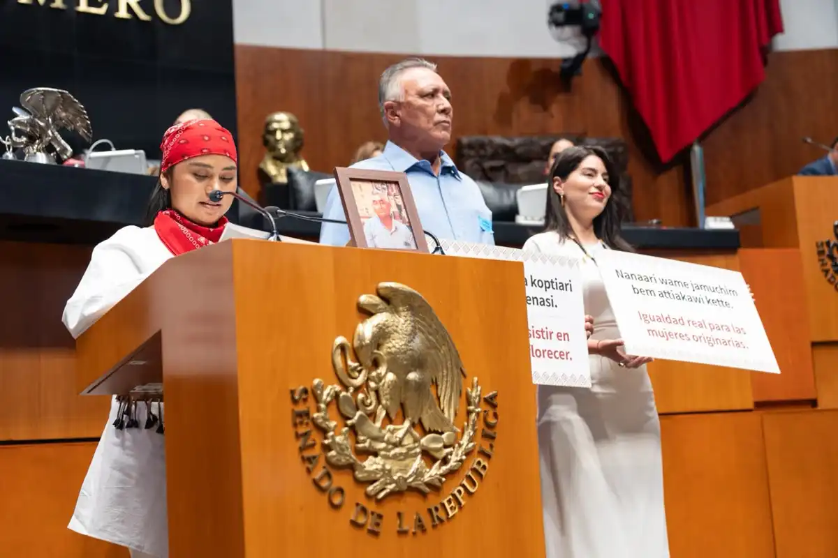 Joven yoreme de El Fuerte lleva la danza, música y lengua mayo al Senado