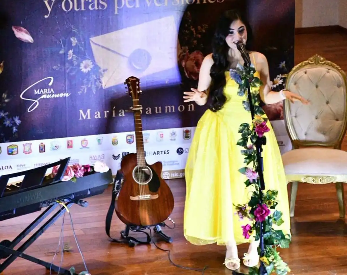 María Saumon presenta su espectáculo musical en el Festival Cultural Sinaloa 2026