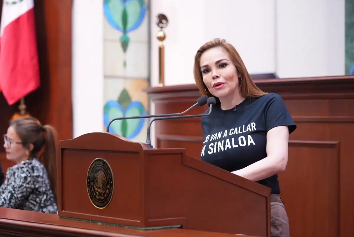 Paola Gárate acusa restricciones a la oposición en el Congreso de Sinaloa: “No van a callar a Sinaloa”