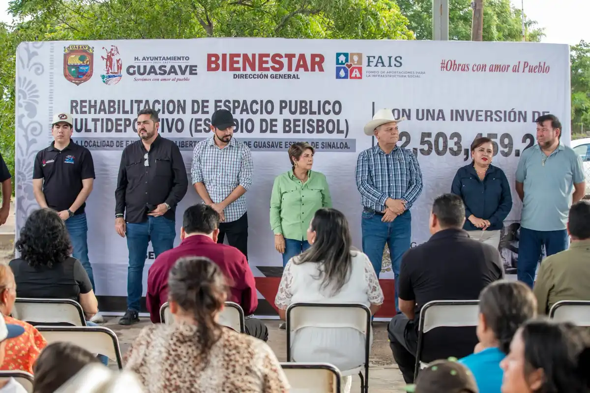 Rehabilitan estadio de béisbol en Tierra y Libertad con inversión de 2.5 millones de pesos