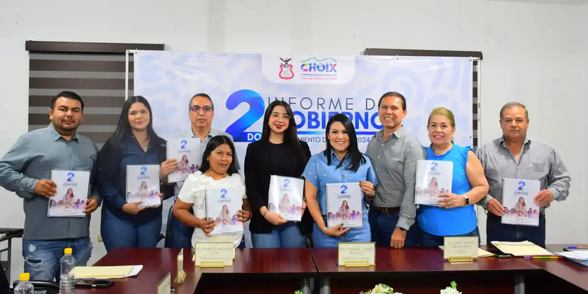 Yoneida Gámez entrega su Segundo Informe de Gobierno en Choix
