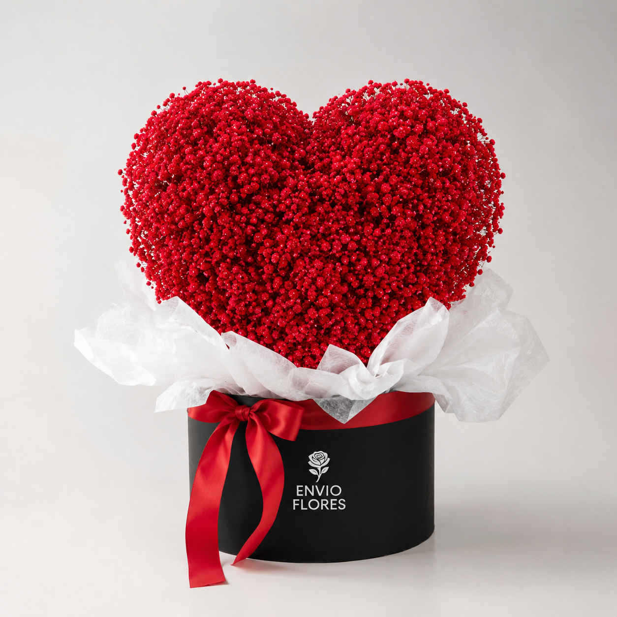Caja Con Corazon de Ghipsofila